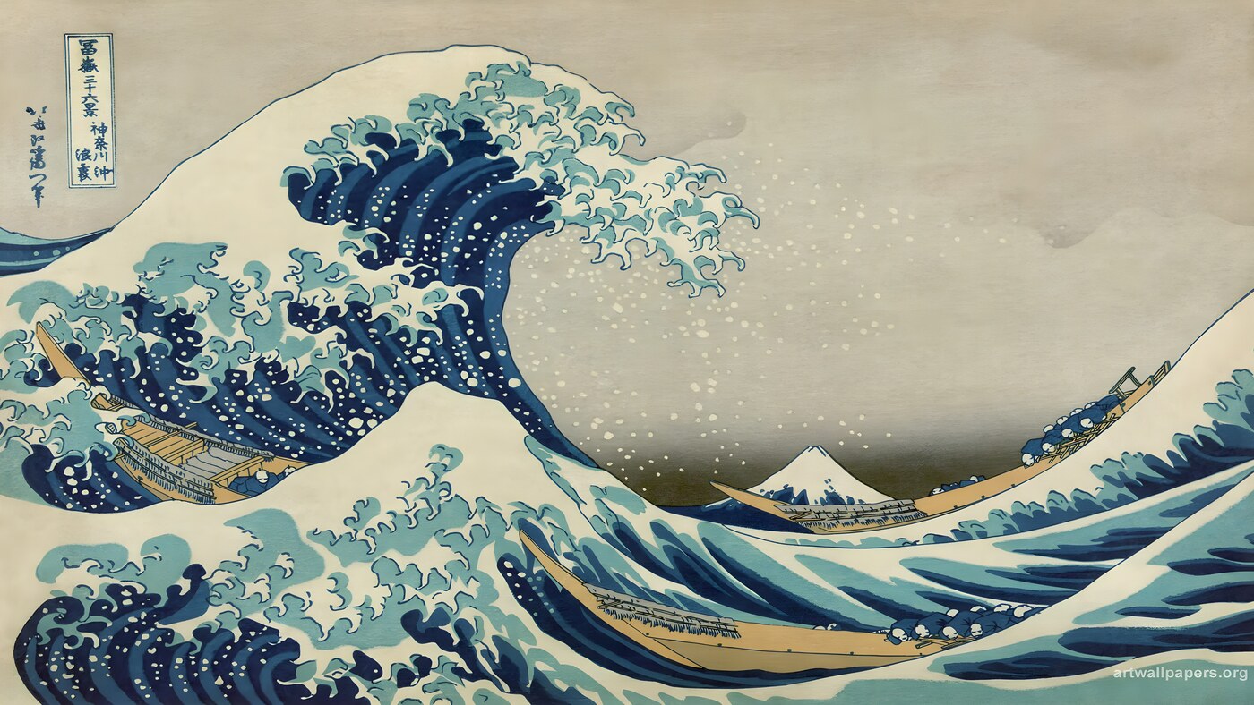The Great Wave off Kanagawa, Katsushika Hokusai