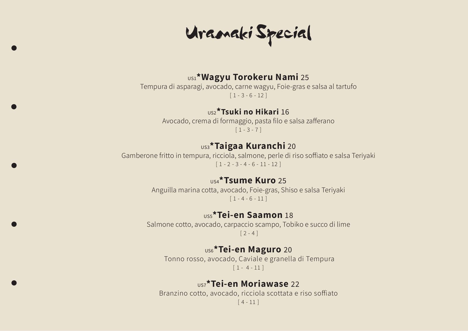Nami menu, page 10