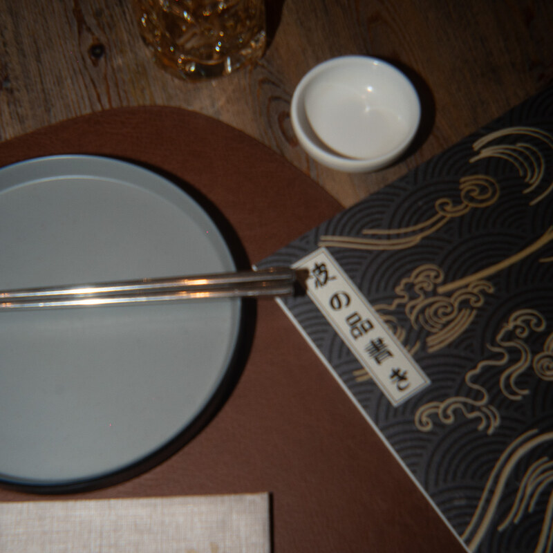 A set table at Nami restaurant