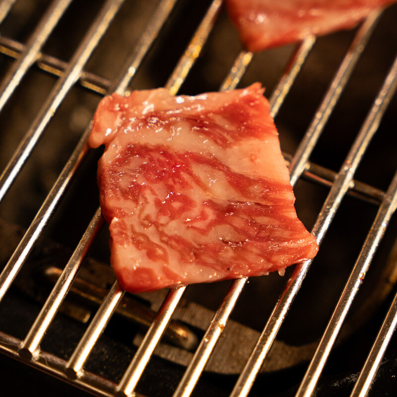 Kagoshima A5 Wagyu on the charcoal grill, Nami Pietrasanta